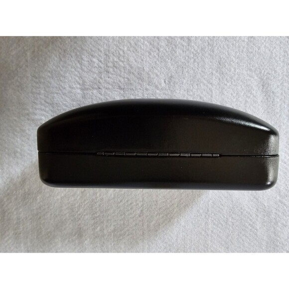 Coach New York Black Leather Hard Clam Shell Eyeglass Sunglass Case - Picture 3 of 9